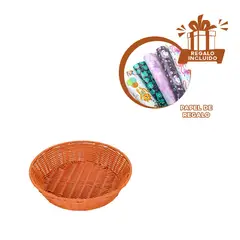 GENERICO - Cesta Practica Tejida en 295x7cm Y+Papel de Regalo