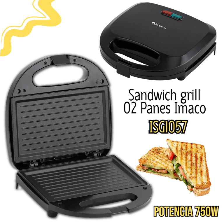 Sandwichera Grill 02 Panes - ISG1057