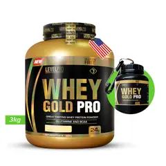 LEVEL PRO - Whey Gold Pro 3kg Vainilla + Regalos