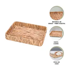 GENERICO - Pack6 Centro de Mesa Tejido con Asas Y+Papel de Regalo