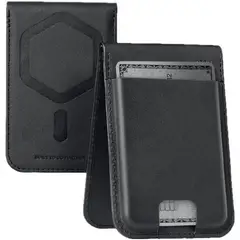 URBAN ARMOR GEAR - Tarjetero UAG Magnético Para iPhone 17 16 15 Cuero Negro