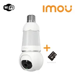 IMOU - Camara seguridad Bulb Cam 3MP-2K Wifi 360° + Memoria de Grabacion