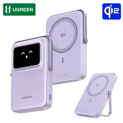 UGREEN - Power Bank 10000mAh Carga Inalámbrico Qi2 Magsafe con Soporte Plegable PB764 - 45337