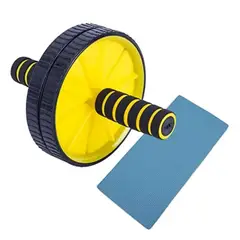 URBAN FIT - Rueda abdominal con almohadilla protectora - Amarillo