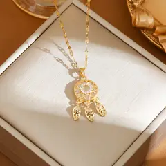 GENERICO - Collar Atrapasueños para Energía Positiva y Protección