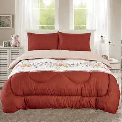 CASATEX - EDREDÓN TELA CON TELA CON DISEÑO 2 PLZ