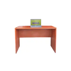 TEMEL - Escritorio de Melamina 120 Cedro Mesa para oficina o estudio