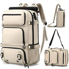 BANGE - Mochila Viajera 3 en 1 - The 3-Way Pack - Impermeable & Candado