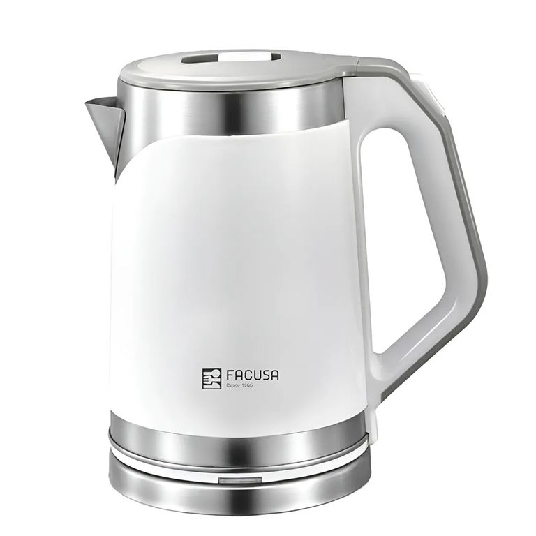 Hervidor De Agua Gourmet De 2 Litros FF-828 Blanco