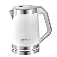 FACUSA - Hervidor De Agua Gourmet De 2 Litros FF-828 Blanco