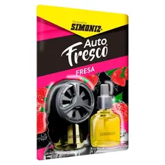 SIMONIZ - Ambientador de Auto Aroma Fresa Con Repuesto