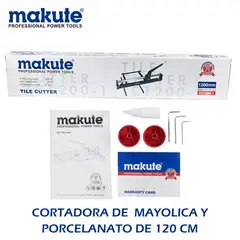 MAKUTE - CORTADORA DE MAYOLICA Y PORCELANATO DE 120 cm