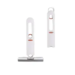 GENERICO - Pack2 Mini Mopa Portatil con 3 Cabezales en Blanco