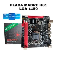 GENERICO - PLACA MADRE COOLMARK H81 LGA 1150 INTEL CORE I3 I5 I7 4TA GEN