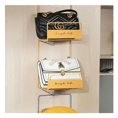 GENERICO - Pack2 Organizador para Bolsos en Amarillo Y+Papel de Regalo