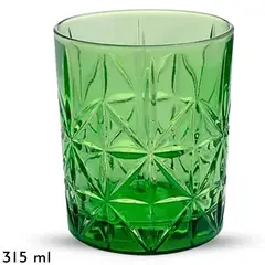 ICHIMATSU - Set x6 Vasos Labrado Verde 315 ml-Ichimatsu
