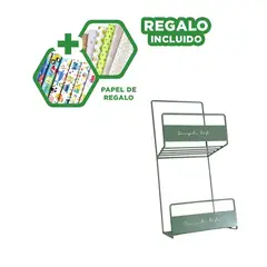 GENERICO - Pack12 Organizador para Bolsos en Verde Y+Papel de Regalo