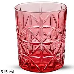 ICHIMATSU - Set x6 Vasos Labrado Rojo 315 ml-Ichimatsu