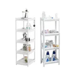 GENERICO - Pack2 Estante de Almacen 4 Niveles Blanco Y+Papel de Regalo