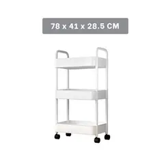 GENERICO - Pack2 Estante Plastificado en Blanco Y+Papel de Regalo