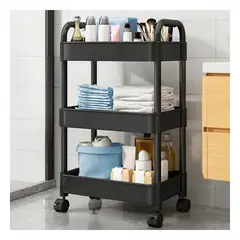 GENERICO - Pack4 Estanteria Practica Color Negro Y+Papel de Regalo