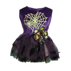 VATYERTY - Disfraz de Perro Halloween - Vestido de Bruja con Tutú XL