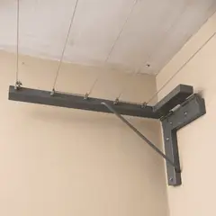 GENERICO - Tendedero Pared Plegable Imahi 3m Reforzado 5 Líneas plomo