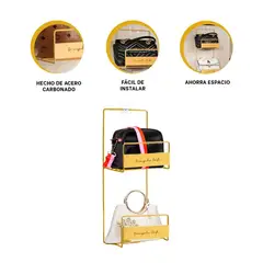 GENERICO - Pack4 Organizador para Bolsos de Amarillo Y+Regalo Stickers