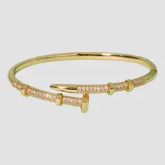 GENERICO - Brazalete de circón brillante para dama