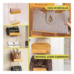 GENERICO - Pack4 Organizador para Bolsos de Amarillo Y+Regalo Stickers