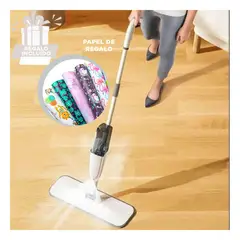 GENERICO - Trapeador para Bano en Color Blanco Y+Papel de Regalo