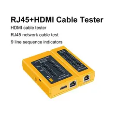 SEISA - Tester Cable Hdmi Red Utp Rj45 Rj11 Probador Cable Testeador