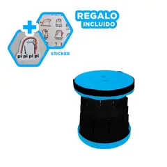 RYBIU IMPORT - Silla Ergonomica para Salir en Azul Y+Regalo Stickers