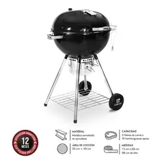 GRILLCORP - Parrilla Sheriff 22 Negro