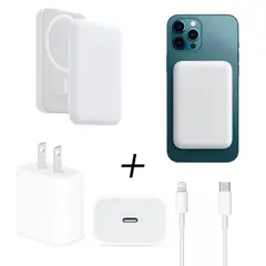 OEM - Pack Battery 5000mah con cargador 20W y cable para iPhone