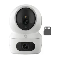 EZVIZ - CÁMARA DE SEGURIDAD INTELIGENTE H7C DUAL 8MP 4MP + MEMORIA MICROSD 128GB DE REGALO