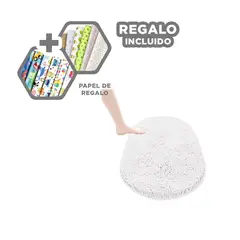 GENERICO - Pack12 Alfombra de Lavado Facil Crema Y+Papel de Regalo