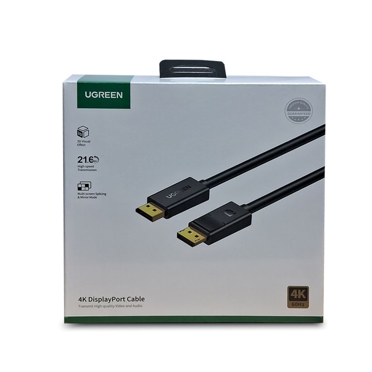 CABLE DISPLAYPORT MACHO A MACHO 5MTS 4K 1.2 NEGRO 10213