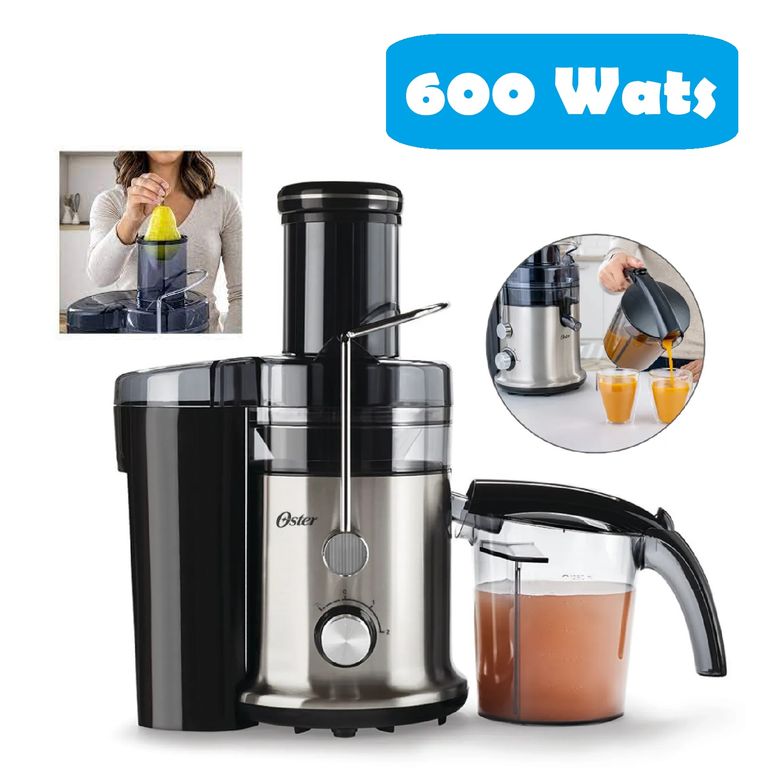 Extractor Fruta Entera Acerado 600 Wats 1.25 Litros