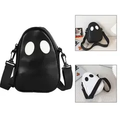 GENERICO - Morral bolso fantasmita negro unisex diseño exclusivo