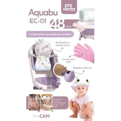 CAM - BAÑERA AQUABU 48 LITROS LILA ACCESORIOS