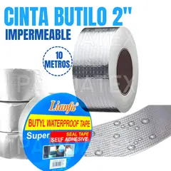 SM - CINTA DE BUTILO IMPERMEABLE DE REPARACION 2" X 10 METROS