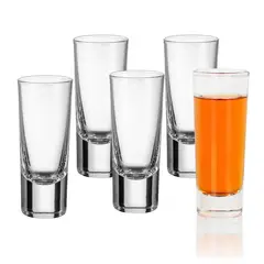 PENTHA - Vaso Shot Whisky Tequila 28ml Set 6 Vasos Shot de Vidrio