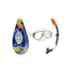 GENERICO - BUCEO PISCINA MAR - GAFAS Y SNORKEL INTEX VERDE