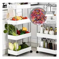 GENERICO - Estanteria para Hogar en Blanco Y+Ligas de Regalo