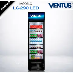 VENTUS - LG-290 LED - Exhibidor Vertical Visi-Cooler 1 Puerta 290Lt