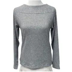 GENERICO - CHOMPA CHOMPERA DORA CON OJAL Y BENZ MLARGA - MELANGE