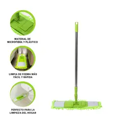 GENERICO - Trapeador Practico en Color Verde Y+Papel de Regalo