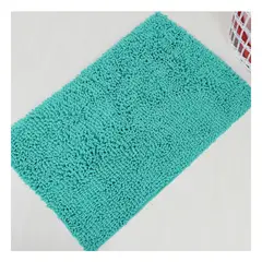 GENERICO - Pack12 Tapete para el Hogar Rectangular Microfibra Verde