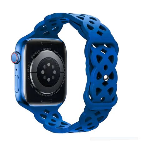 Correa Doble Trenzado para Apple Watch 46mm - AZUL